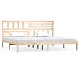 Cadre de lit sans matelas 180x200 cm bois massif de pin