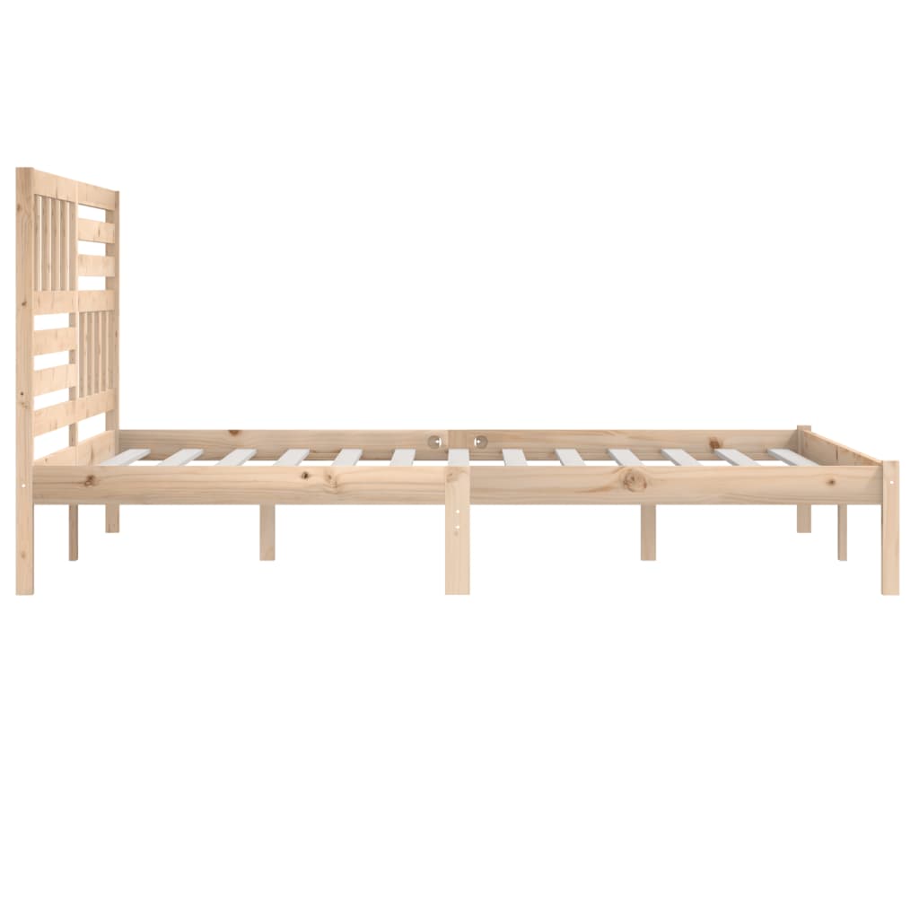 Cadre de lit sans matelas 180x200 cm bois massif de pin