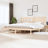 Cadre de lit sans matelas 180x200 cm bois massif de pin