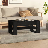 Table basse noir 102x55x45 cm bois d'ingénierie