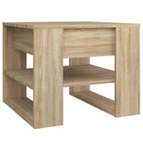 Table basse chêne sonoma 55,5x55x45 cm bois d'ingénierie