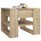 Table basse chêne sonoma 55,5x55x45 cm bois d'ingénierie