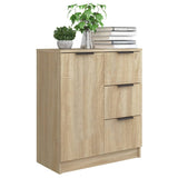 Sideboard Sonoma oak 60x30x70 cm Engineered wood