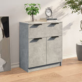 Buffet Gris béton 60x30x70 cm Bois d'ingénierie