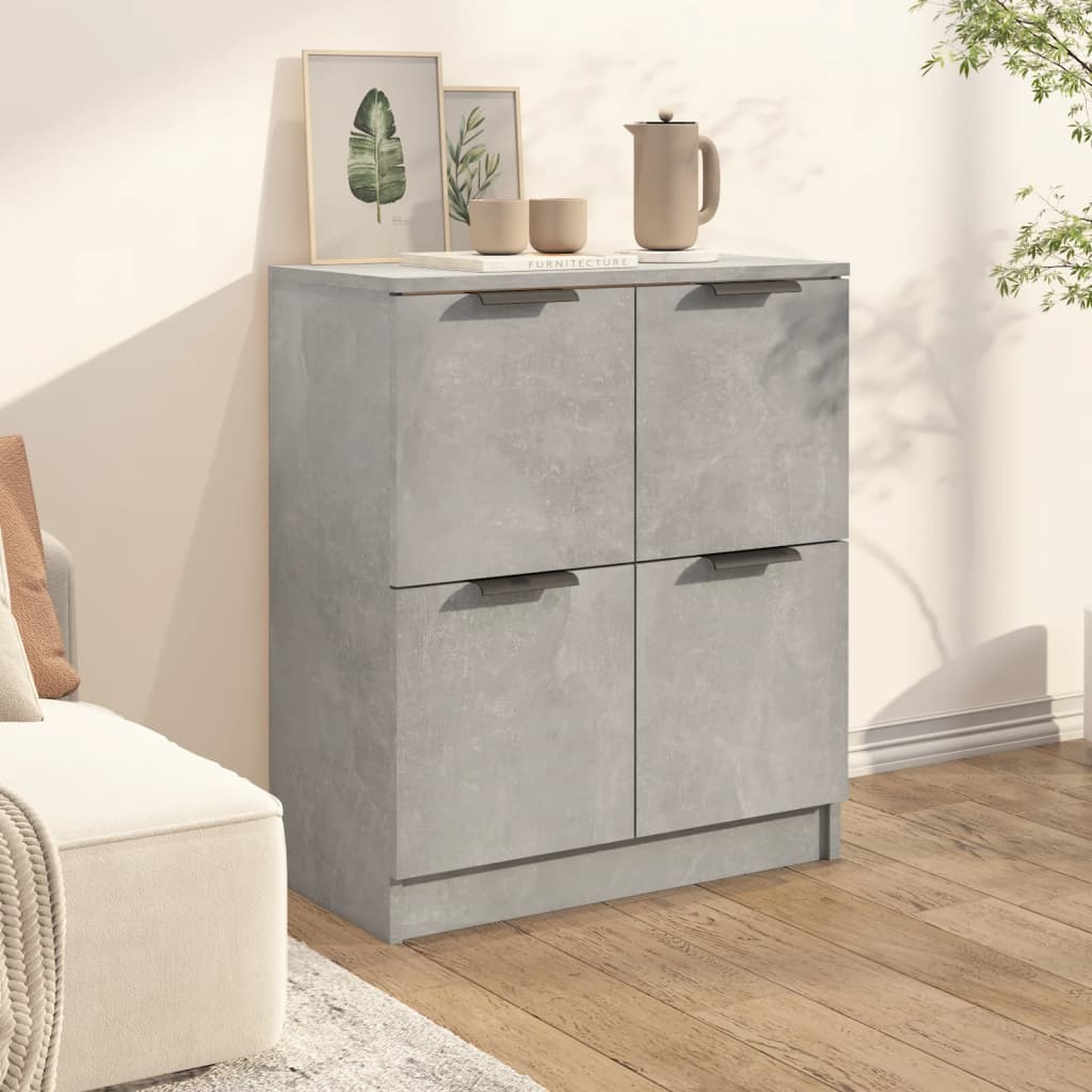 Concrete Grey Sideboard 60x30x70 cm Engineered Wood