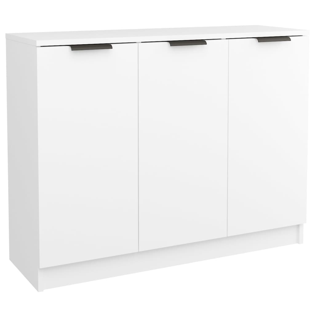 Buffet Blanc 90,5x30x70 cm Bois d'ingénierie