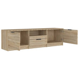 Sonoma oak TV cabinet 140x35x40 cm engineered wood