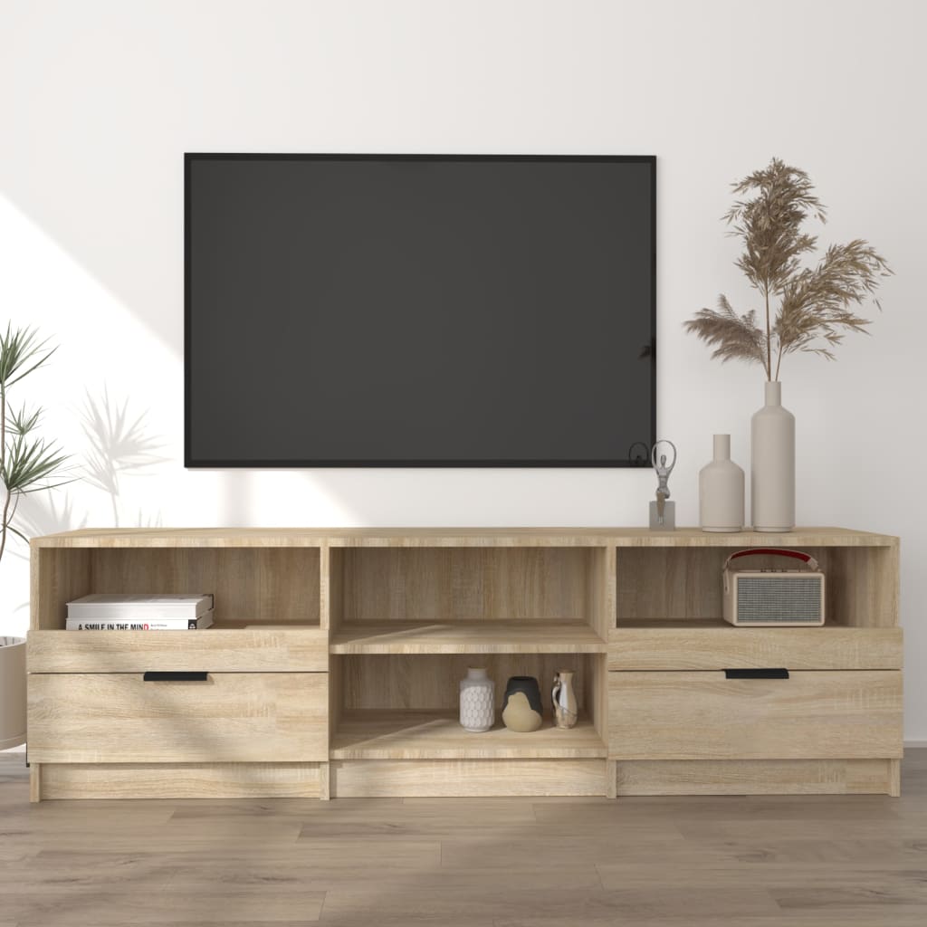 Meuble TV Chêne sonoma 150x33,5x45 cm Bois d'ingénierie