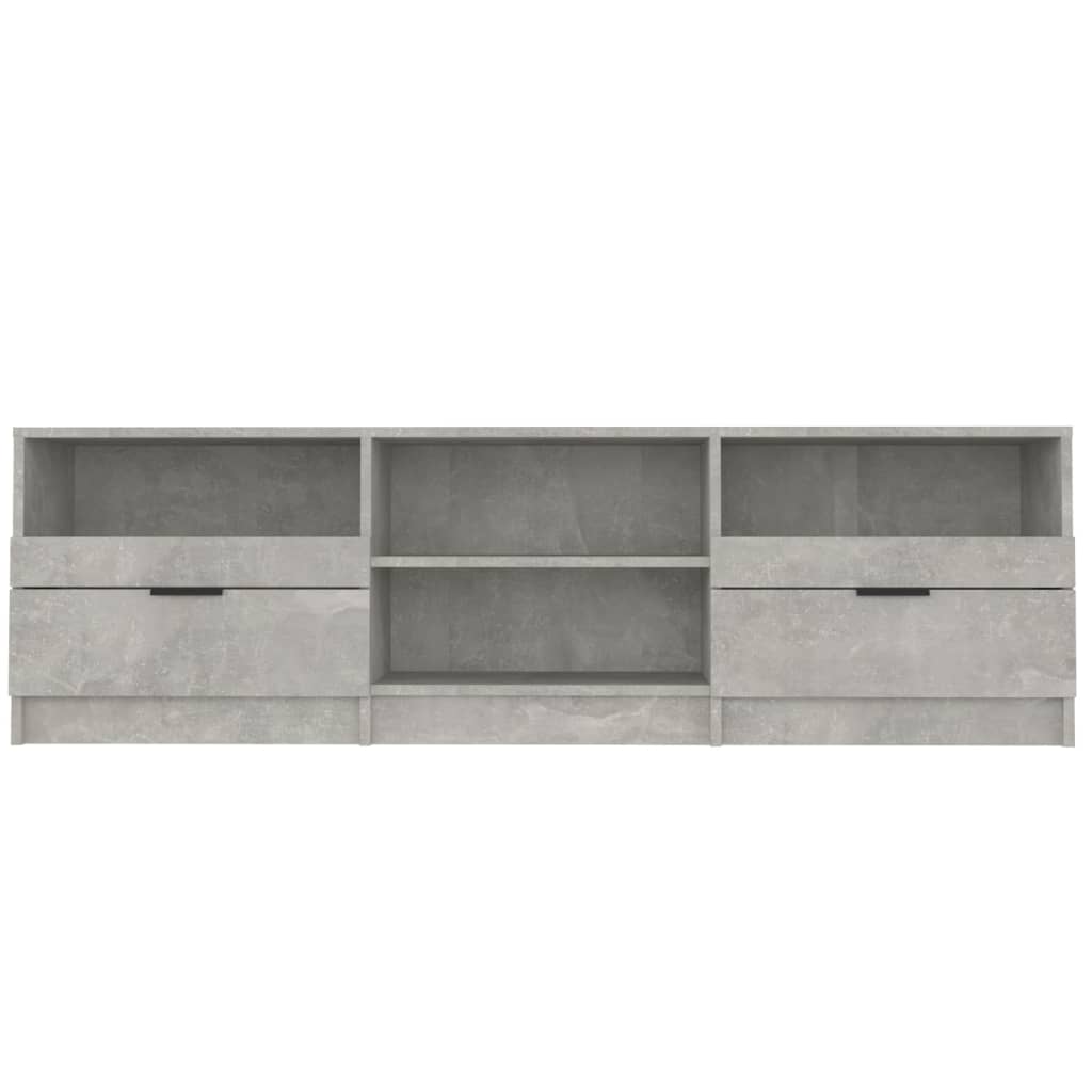 Meuble TV Gris béton 150x33,5x45 cm Bois d'ingénierie