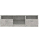 Meuble TV Gris béton 150x33,5x45 cm Bois d'ingénierie