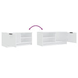 Meubles TV 2 pcs Blanc 80x35x36,5 cm Bois d'ingénierie