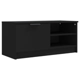 Meubles TV 2 pcs Noir 80x35x36,5 cm Bois d'ingénierie