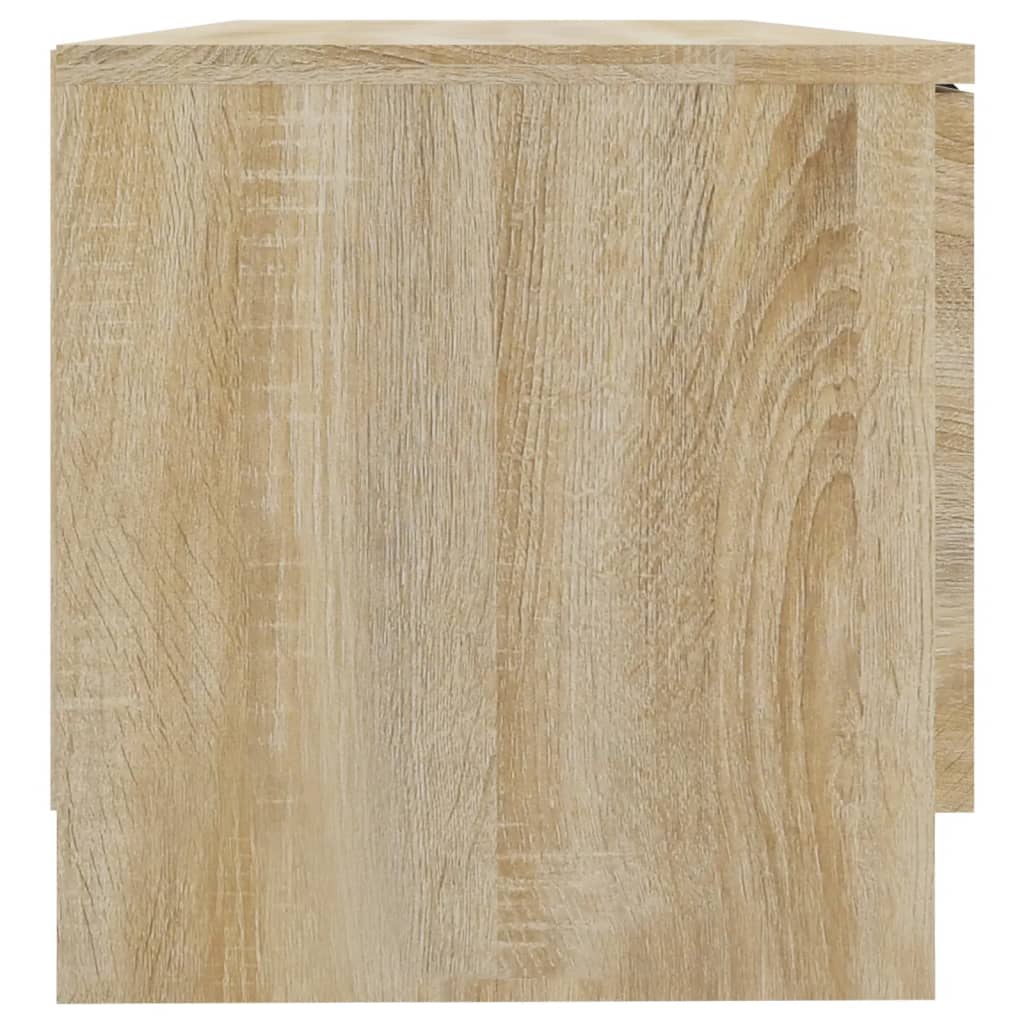 Meuble TV Chêne sonoma 80x35x36,5 cm Bois d'ingénierie