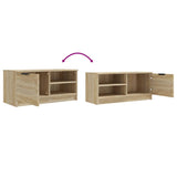 Meuble TV Chêne sonoma 80x35x36,5 cm Bois d'ingénierie