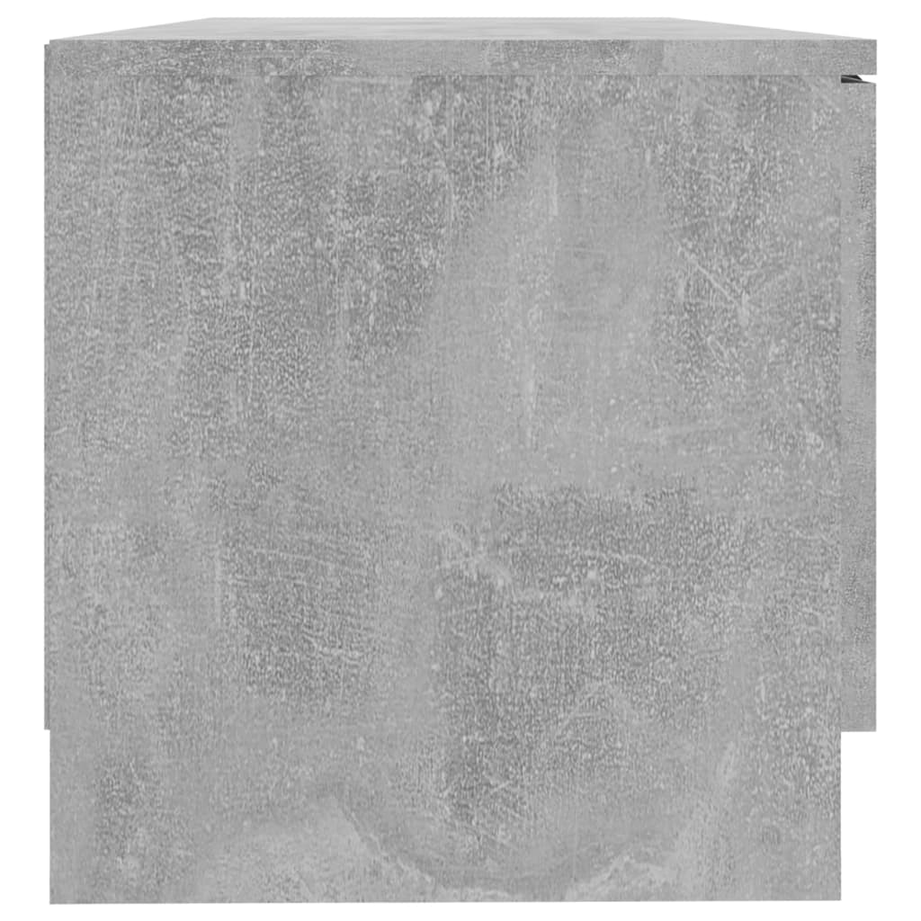 Meubles TV 2 pcs Gris béton 80x35x36,5 cm Bois d'ingénierie