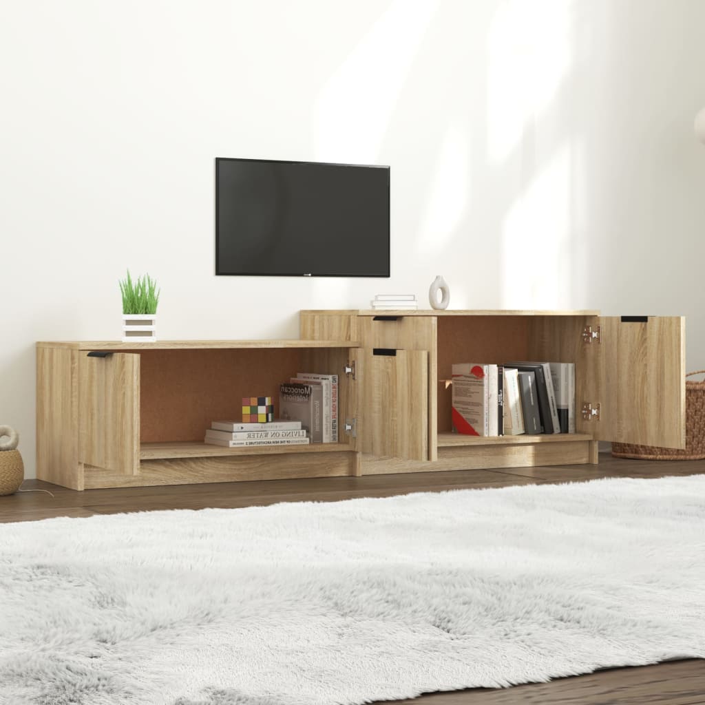 Meuble TV Chêne sonoma 158,5x36x45 cm Bois d'ingénierie