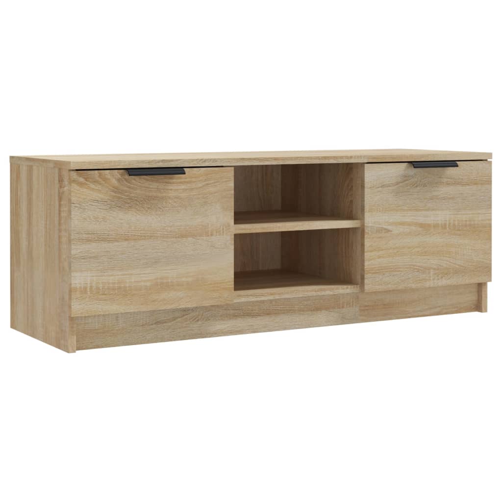 Meuble TV Chêne sonoma 102x35x36,5 cm Bois d'ingénierie