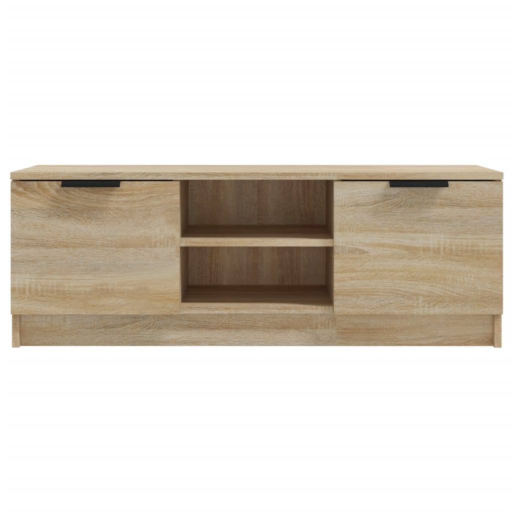 Meuble TV Chêne sonoma 102x35x36,5 cm Bois d'ingénierie