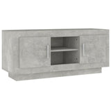 Concrete gray TV cabinet 102x35x45 cm engineered wood