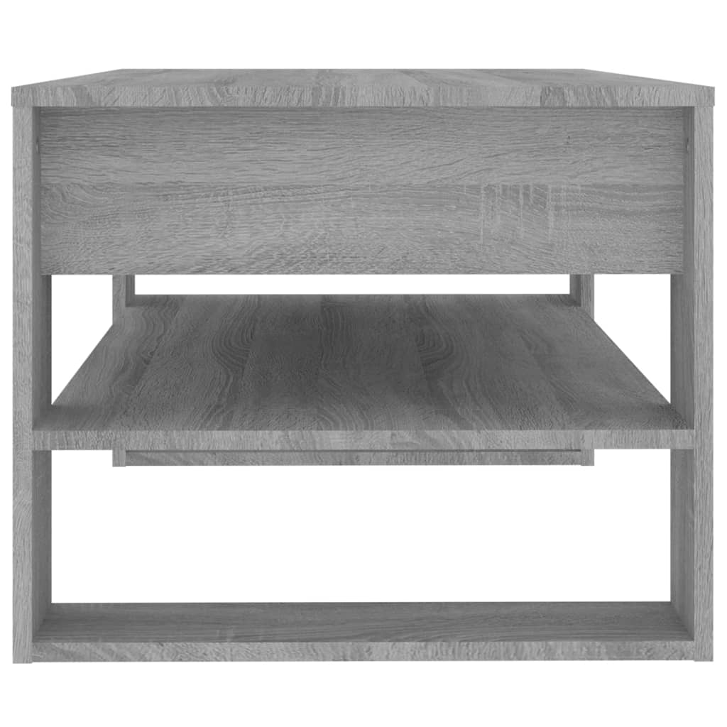 Sonoma coffee table gray 102x55x45 cm engineered wood