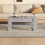 Sonoma coffee table gray 102x55x45 cm engineered wood