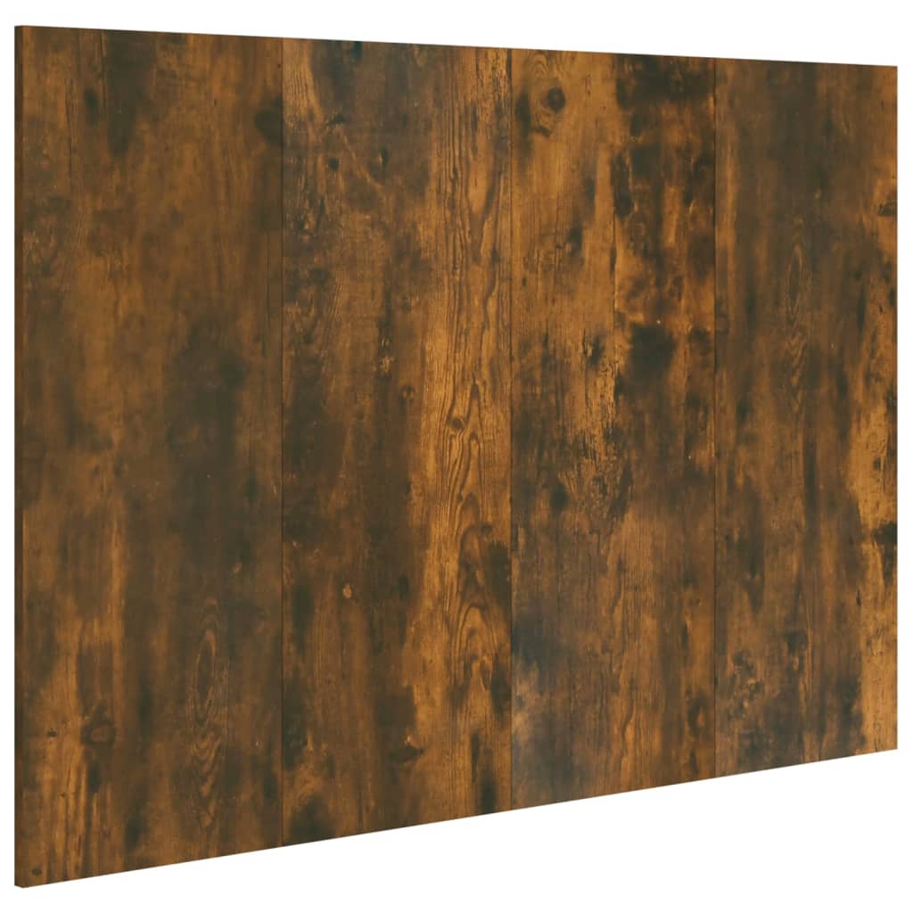 Tête de lit Chêne fumé 120x1,5x80 cm Bois d'ingénierie