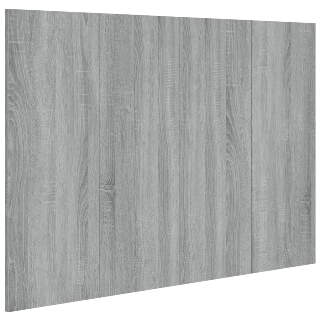 Tête de lit Sonoma gris 120x1,5x80 cm Bois d'ingénierie