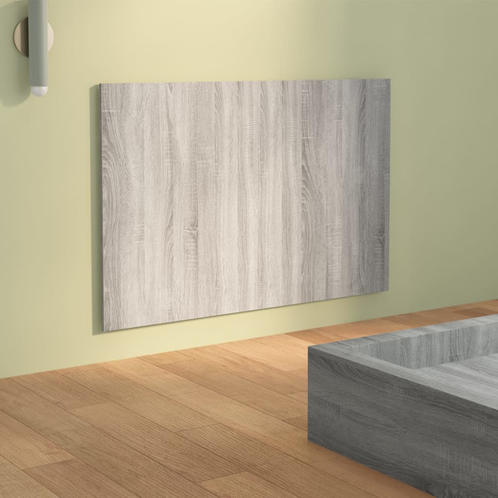 Tête de lit Sonoma gris 120x1,5x80 cm Bois d'ingénierie