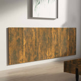 Tête de lit murale Chêne fumé 240x1,5x80 cm Bois d'ingénierie