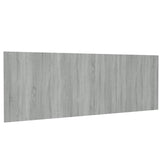 Tête de lit murale Sonoma gris 240x1,5x80 cm Bois d'ingénierie