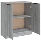 Sonoma gray sideboard 60x30x70 cm Engineered wood