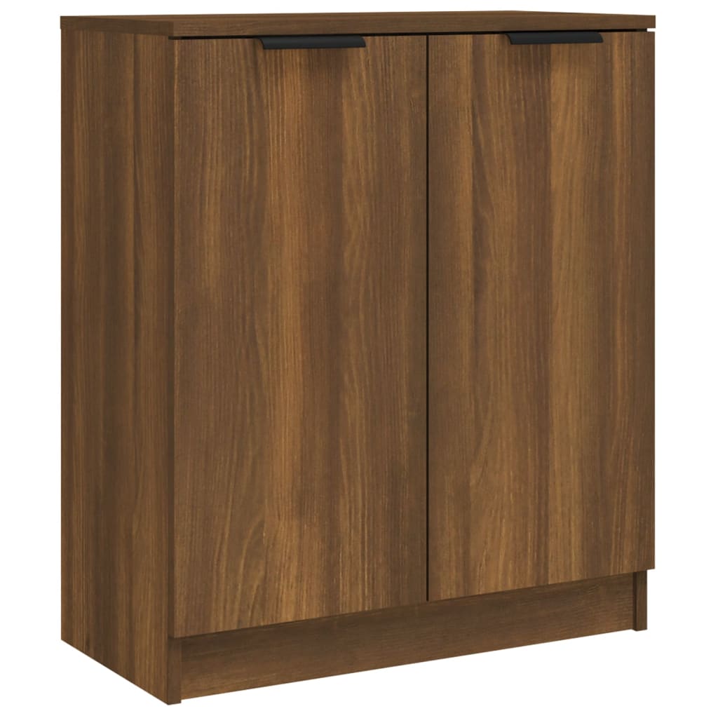 Brown oak sideboard 60x30x70 cm Engineered wood