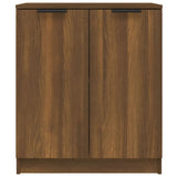 Brown oak sideboard 60x30x70 cm Engineered wood