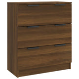 Brown oak sideboard 60x30x70 cm Engineered wood