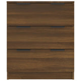 Brown oak sideboard 60x30x70 cm Engineered wood