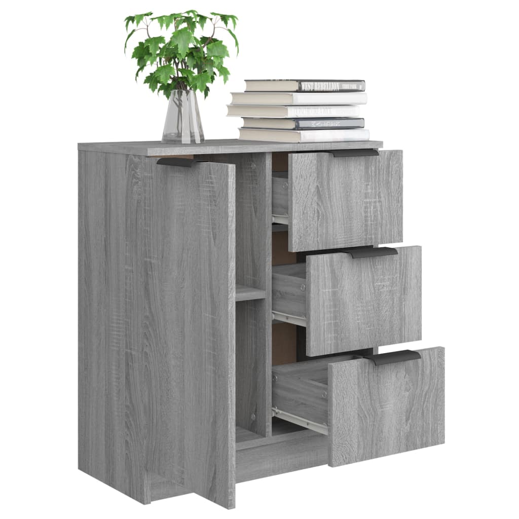 Buffet Sonoma gris 60x30x70 cm Bois d'ingénierie