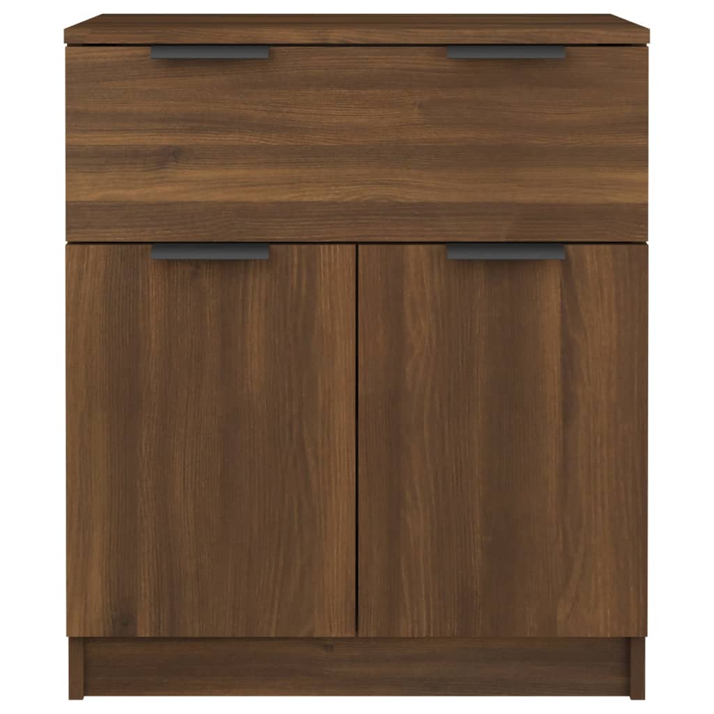 Brown oak sideboard 60x30x70 cm Engineered wood