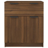 Sideboard aus brauner Eiche, 60 x 30 x 70 cm, Holzwerkstoff