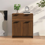 Brown oak sideboard 60x30x70 cm Engineered wood