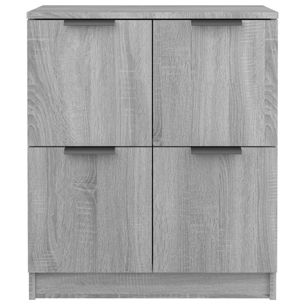 Sonoma graues Sideboard 60x30x70 cm Holzwerkstoff