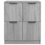 Sonoma graues Sideboard 60x30x70 cm Holzwerkstoff