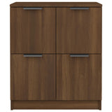 Brown oak sideboard 60x30x70 cm Engineered wood