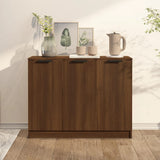 Sideboard Brown Oak 90.5x30x70 cm Engineered wood