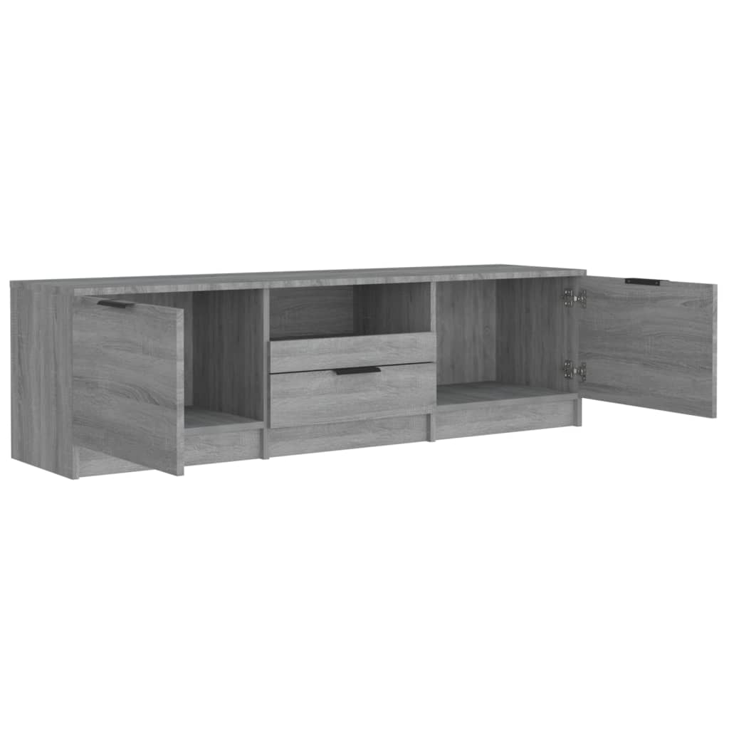 Meuble TV Sonoma gris 140x35x40 cm Bois d'ingénierie