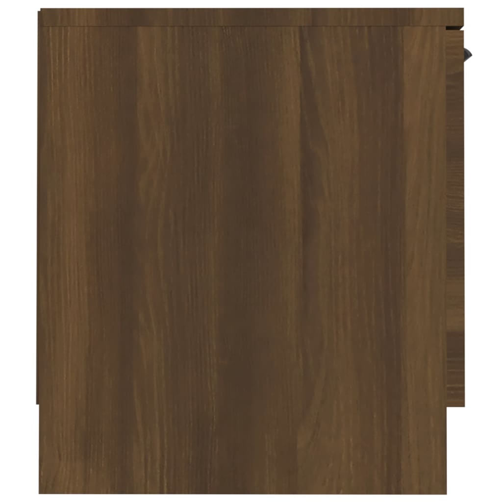 Meuble TV Chêne marron 140x35x40 cm Bois d'ingénierie