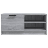 Meuble TV Sonoma gris 80x35x36,5 cm Bois d'ingénierie