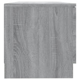 Meuble TV Sonoma gris 80x35x36,5 cm Bois d'ingénierie