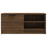 Meuble TV Chêne marron 80x35x36,5 cm Bois d'ingénierie