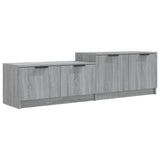 Meuble TV Sonoma gris 158,5x36x45 cm Bois d'ingénierie