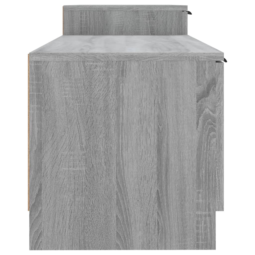 Meuble TV Sonoma gris 158,5x36x45 cm Bois d'ingénierie